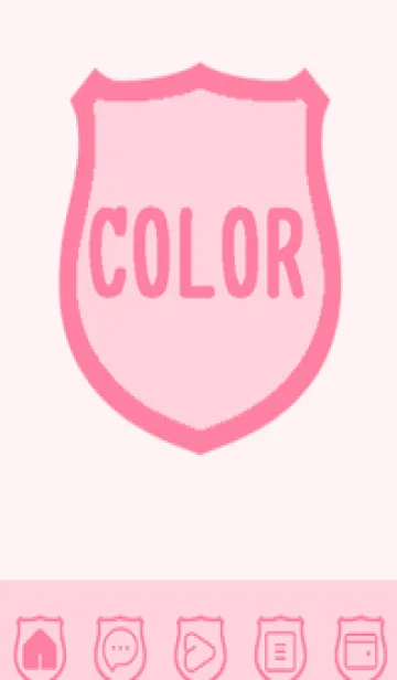 [LINE着せ替え] pink color V48の画像1