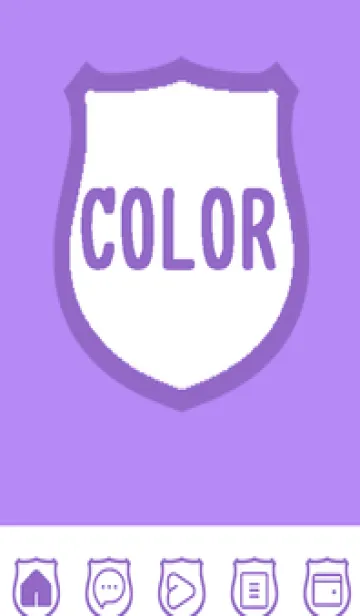 [LINE着せ替え] purple color V46の画像1