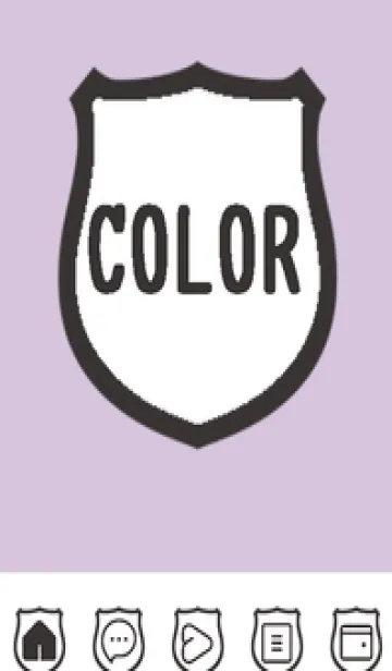 [LINE着せ替え] purple color V50の画像1