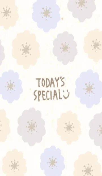 [LINE着せ替え] 北欧お花3カラフル20の画像1