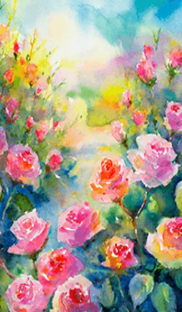 [LINE着せ替え] 薔薇(バラ)の花の着せかえ(R2218)の画像1