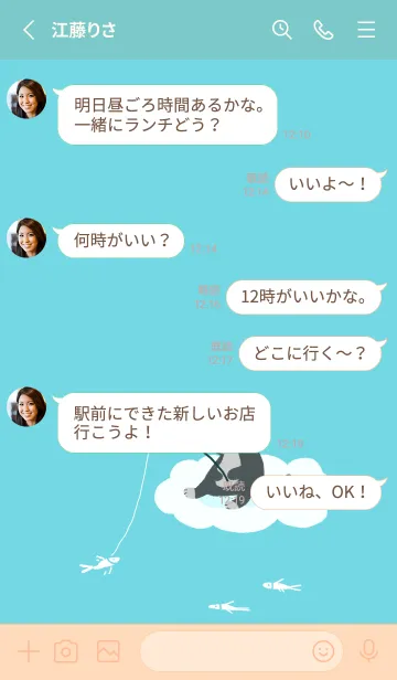 [LINE着せ替え] スカイフィッシャーの画像3