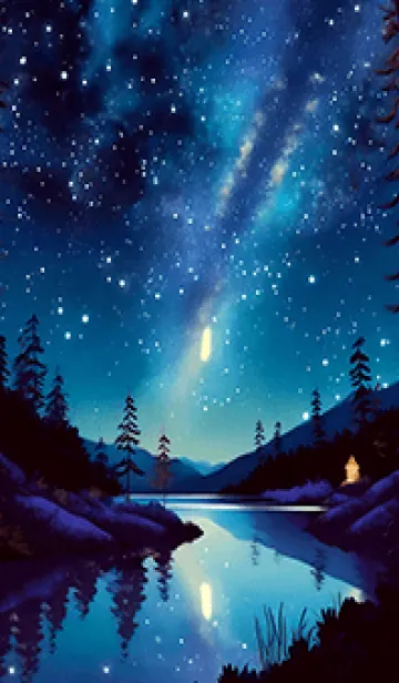 [LINE着せ替え] 穏やかな夜景の着せかえ/282の画像1