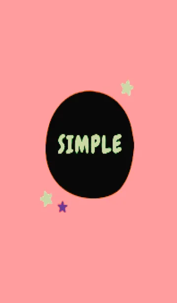 [LINE着せ替え] シンプル カラー スター 186の画像1