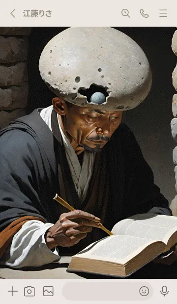 [LINE着せ替え] ぼんやりとした人 B 21の画像2