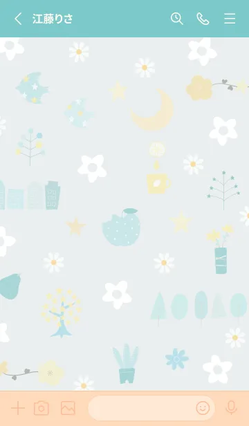 [LINE着せ替え] bluegreen爽やか気分06_1の画像2