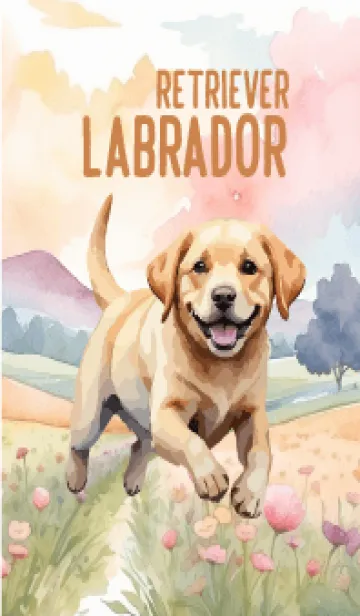 [LINE着せ替え] labrador retriever In Flower Theme 2(JP)の画像1