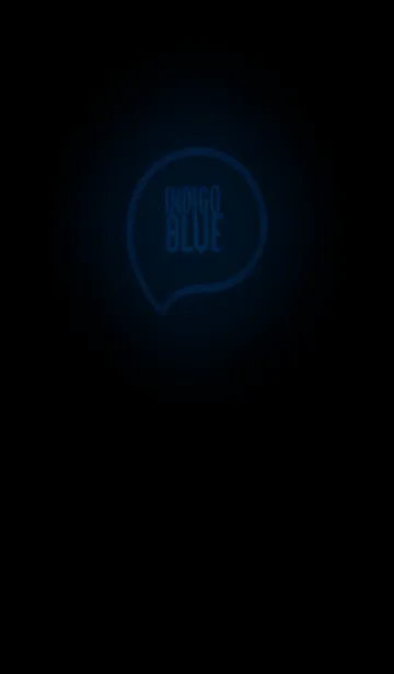 Indigo Blue Neon Theme V7 (JP)の着せ替えメイン画像