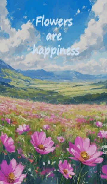 [LINE着せ替え] Flowers are happiness theme1(JP)の画像1