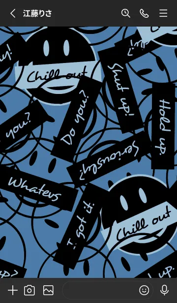 [LINE着せ替え] トーキング スマイル 142の画像2