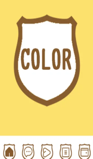 [LINE着せ替え] yellow color V46の画像1