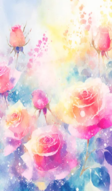 [LINE着せ替え] 薔薇(バラ)の花の着せかえ(R2234)の画像1