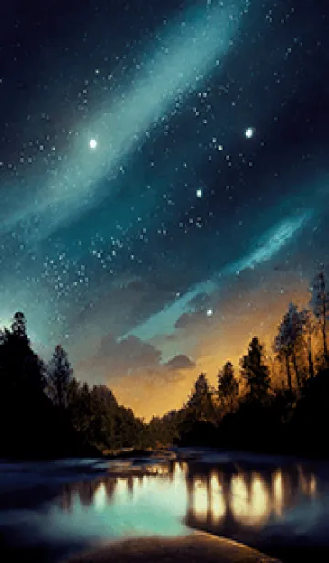 [LINE着せ替え] 穏やかな夜景の着せかえ/292の画像1