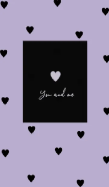 [LINE着せ替え] pattern_heart :blakpurpleの画像1