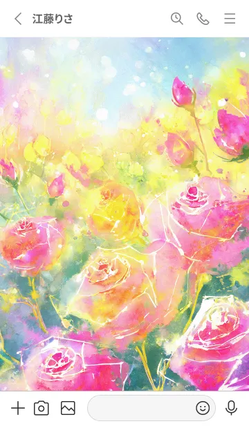 [LINE着せ替え] 薔薇(バラ)の花の着せかえ(R2237)の画像2