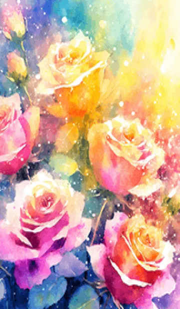 [LINE着せ替え] 薔薇(バラ)の花の着せかえ(R2240)の画像1