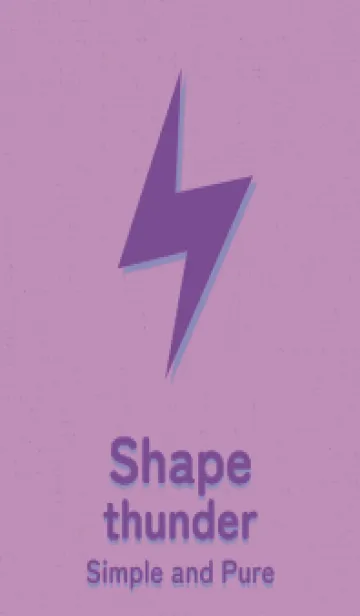 [LINE着せ替え] サンダーのきせかえ パープルの画像1