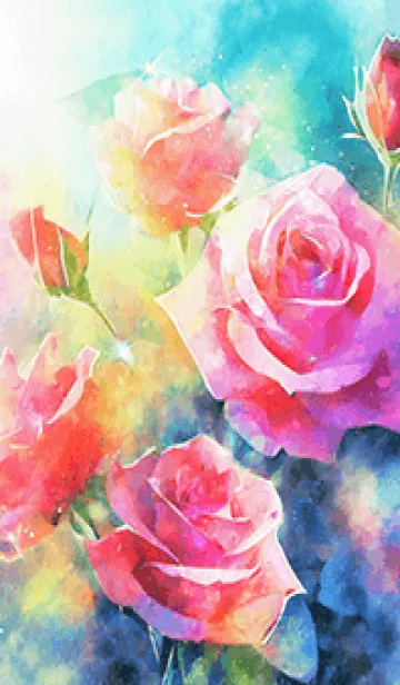 [LINE着せ替え] 薔薇(バラ)の花の着せかえ(R2244)の画像1