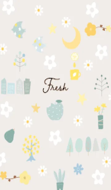 [LINE着せ替え] brown爽やか気分03_1の画像1