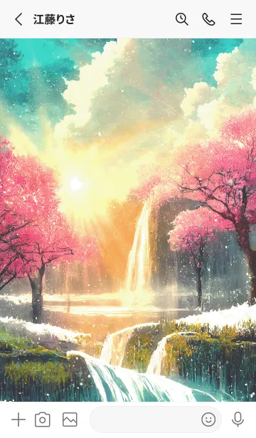 [LINE着せ替え] 優美な冬の風景の着せかえ(Winter-2243)の画像2