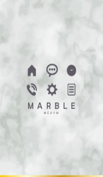 [LINE着せ替え] MONOTONE MARBLE-ICON 31の画像1