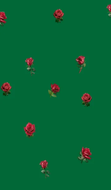 [LINE着せ替え] red & yellow ちりばめられた薔薇の画像1