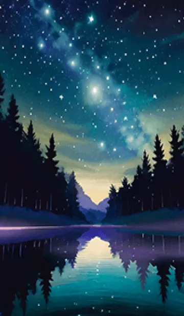 [LINE着せ替え] 穏やかな夜景の着せかえ/306の画像1