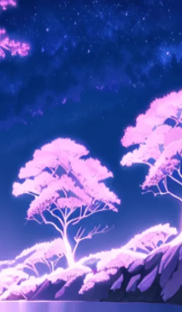 [LINE着せ替え] 冬のサクラ #BYUB07。の画像1