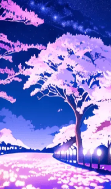 [LINE着せ替え] 冬のサクラ #BYUB08。の画像1