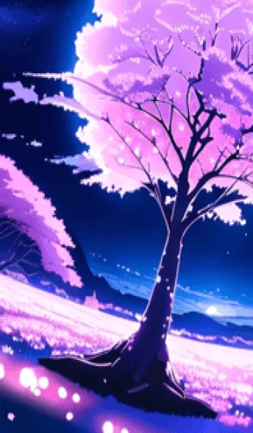 [LINE着せ替え] 冬のサクラ #BYUB024。の画像1