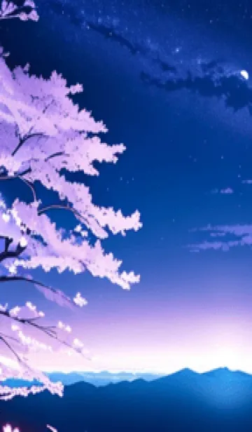 [LINE着せ替え] 冬のサクラ #BYUB027。の画像1