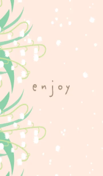 [LINE着せ替え] すずらん 縦17の画像1