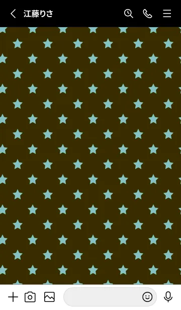 [LINE着せ替え] シンプル カラー スターズ 34の画像2