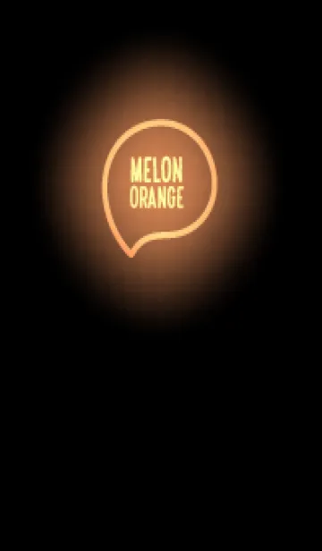 [LINE着せ替え] Melon Orange Neon Theme V7 (JP)の画像1