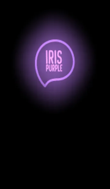 Iris Purple Neon Theme V7 (JP)の着せ替えメイン画像