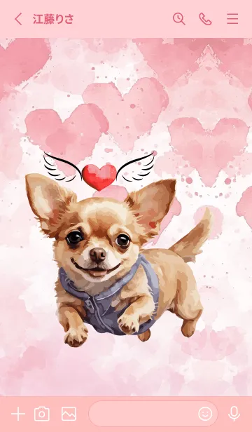 [LINE着せ替え] Chihuahua InLove Theme (JP)の画像2