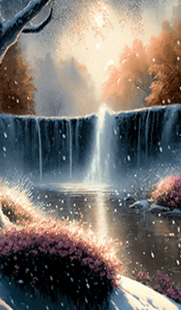 [LINE着せ替え] 優美な冬の風景の着せかえ(Winter-2252)の画像1