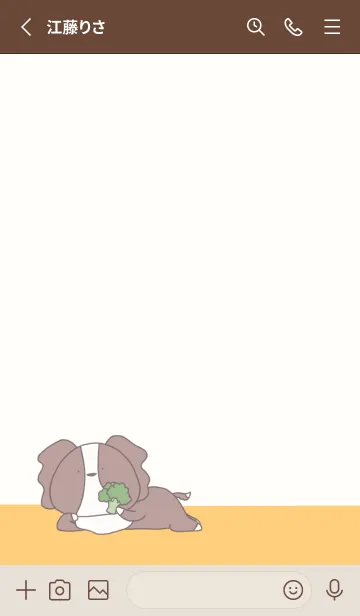 [LINE着せ替え] バリーくん シンプルの画像2