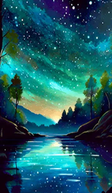 [LINE着せ替え] 穏やかな夜景の着せかえ/312の画像1