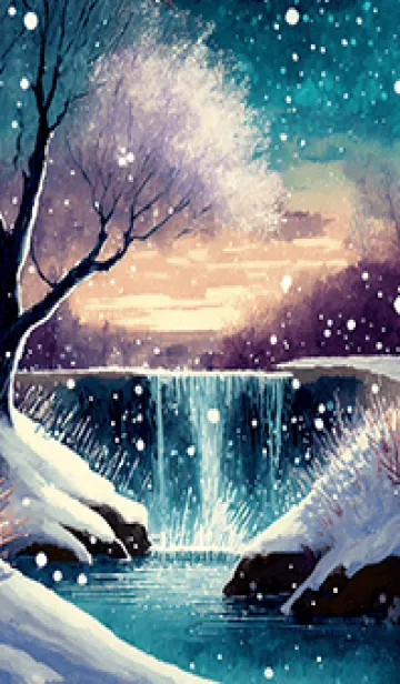 優美な冬の風景の着せかえ(Winter-2253)の着せ替えメイン画像