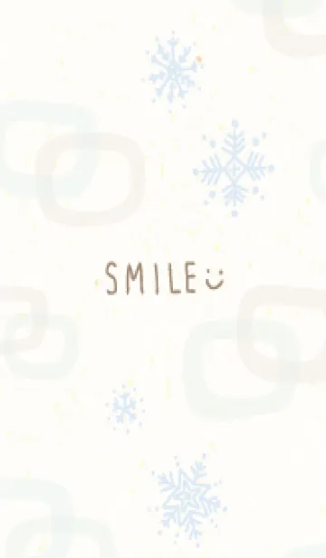 [LINE着せ替え] 雪の結晶と輪21の画像1