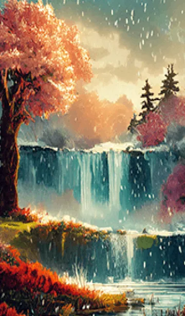 [LINE着せ替え] 優美な冬の風景の着せかえ(Winter-2255)の画像1