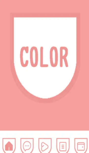 [LINE着せ替え] red color W46の画像1