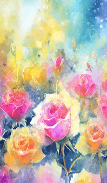 [LINE着せ替え] 薔薇(バラ)の花の着せかえ(R2258)の画像1