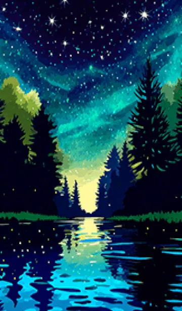 [LINE着せ替え] 穏やかな夜景の着せかえ/316の画像1