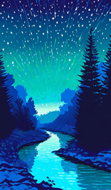 [LINE着せ替え] 穏やかな夜景の着せかえ/317の画像1