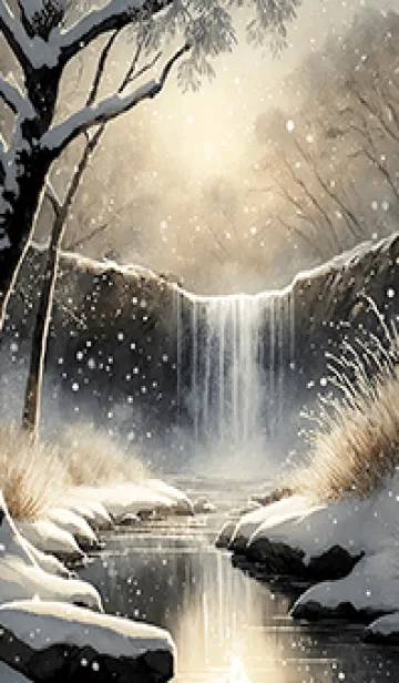 優美な冬の風景の着せかえ(Winter-2259)の着せ替えメイン画像