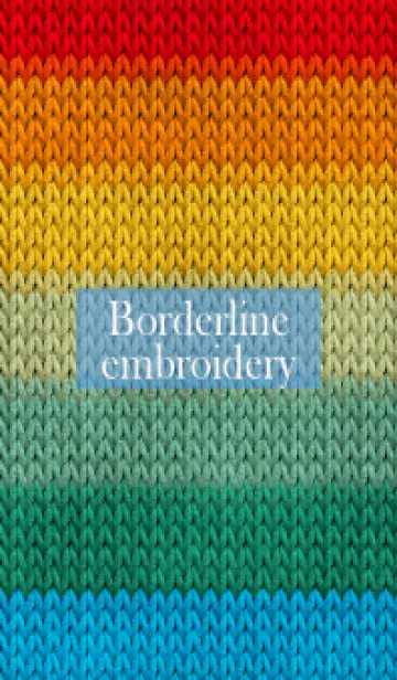 [LINE着せ替え] Borderline embroidery 9の画像1