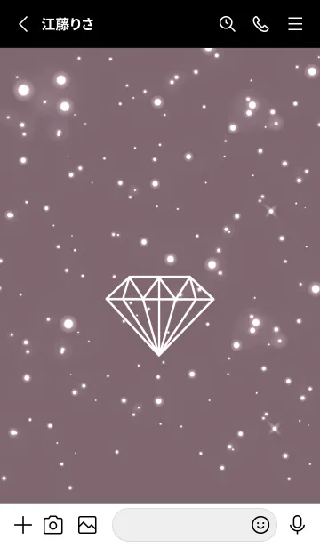 [LINE着せ替え] シャイン ダイヤモンド 84の画像2