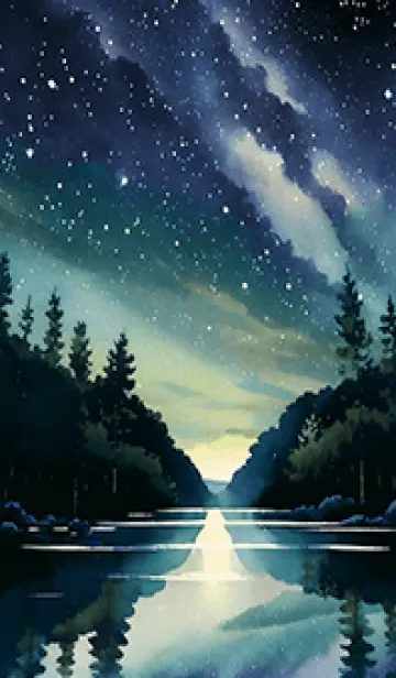 [LINE着せ替え] 穏やかな夜景の着せかえ/322の画像1